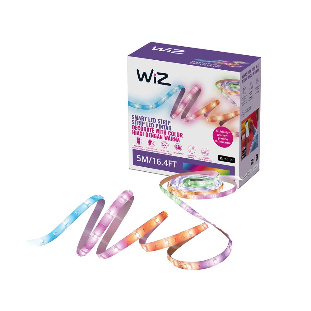 ไฟเส้น LED WIZ RGBIC MULTI-COLOR&nbsp;GRADIENT TYPE-C 18 วัตต์ 5 เมตร&nbsp;RGB