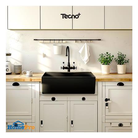 ซิงค์ฝัง 1 หลุม TECNOPLUS TNP 761457 CB สีดำ_2