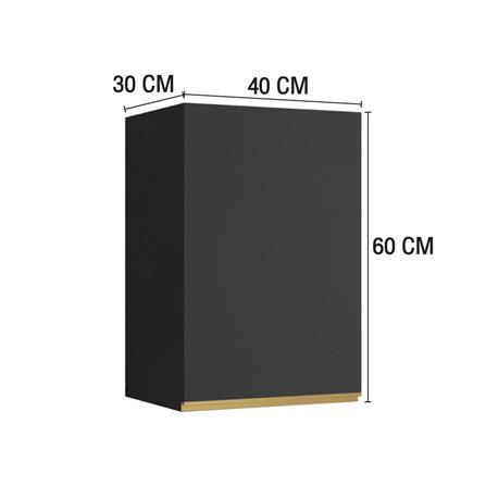ตู้แขวนเดี่ยว MJ ETERNITY 40x60 ซม. สี GREY GRAPHITE_4