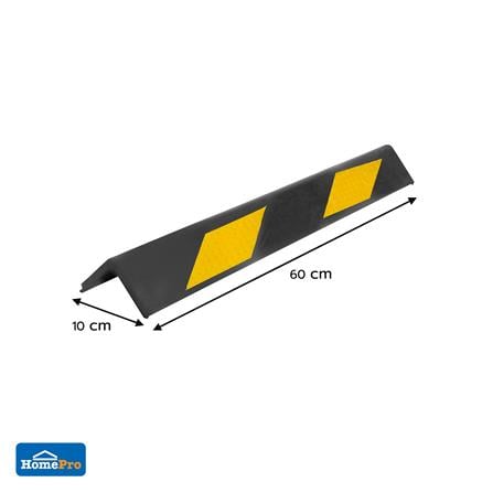 ยางกันชนขอบเสา RIGHT 60x10x1 ซม. สีเหลือง/ดำ_3