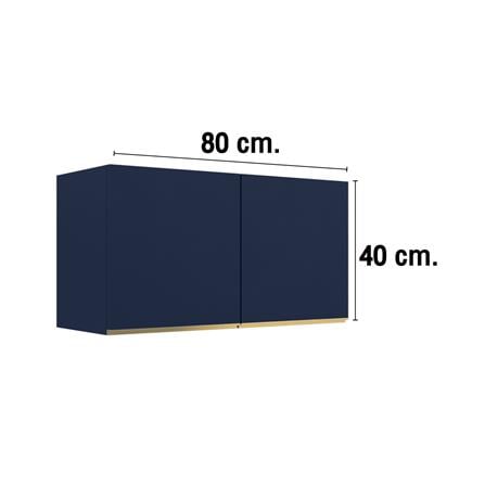 ตู้แขวนคู่ MJ ETERNITY 80x40 ซม. สี PACIFIC BLUE V2_5