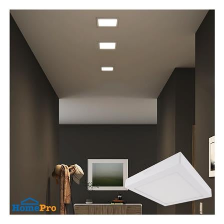 ดาวน์ไลท์ LED LUMAX 03-A1362 12 วัตต์ WARM WHITE 6.2 นิ้ว สีขาว เหลี่ยม_4