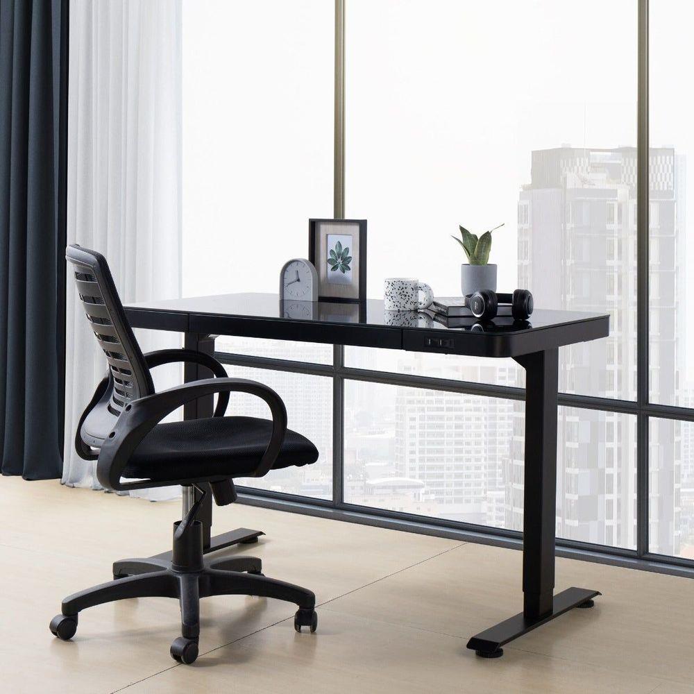 โต๊ะปรับระดับไฟฟ้า SB FURNITURE LUKE 19209494 120 ซม. สีดำ
