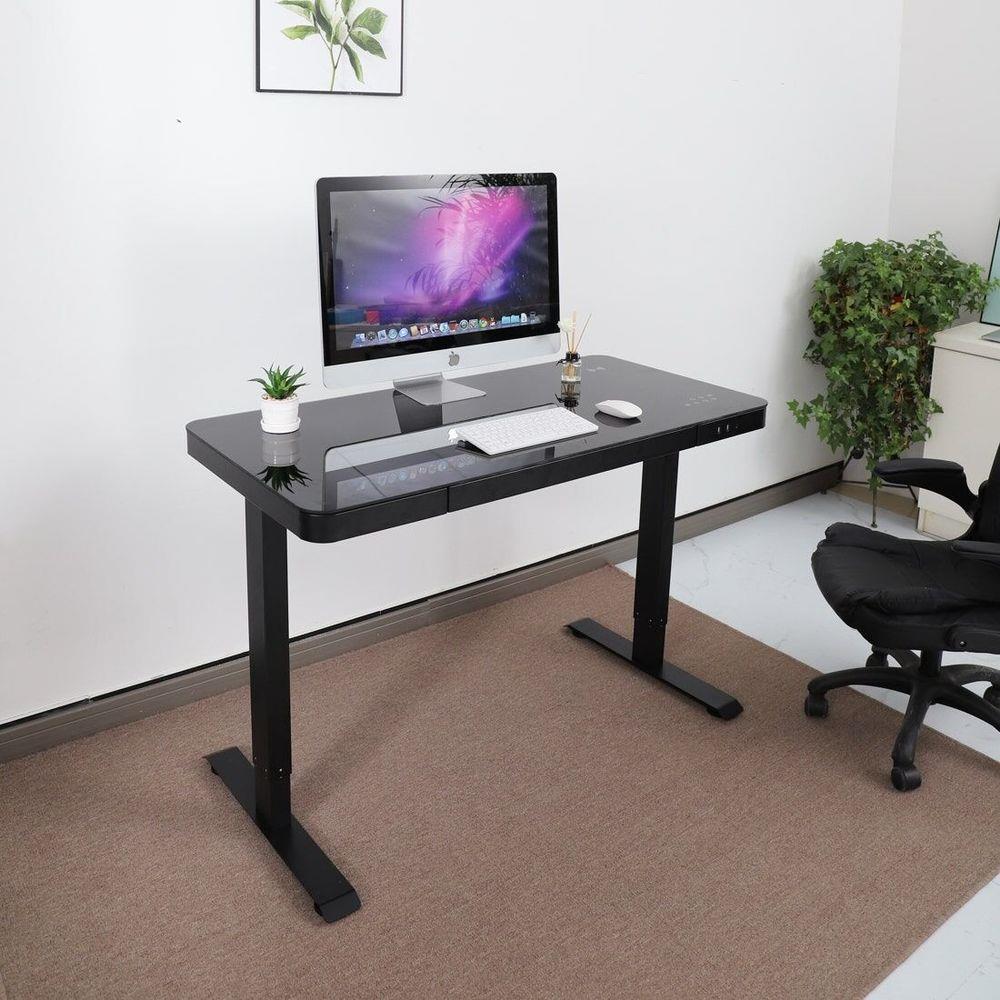 โต๊ะปรับระดับไฟฟ้า SB FURNITURE LUKE 19209494 120 ซม. สีดำ