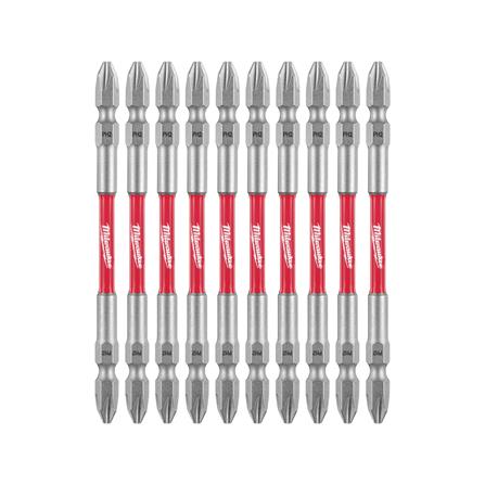 ดอกไขควง MILWAUKEE DOUBLE ENDED PH2-110 มม. (แพ็ก 10 ชิ้น)_0