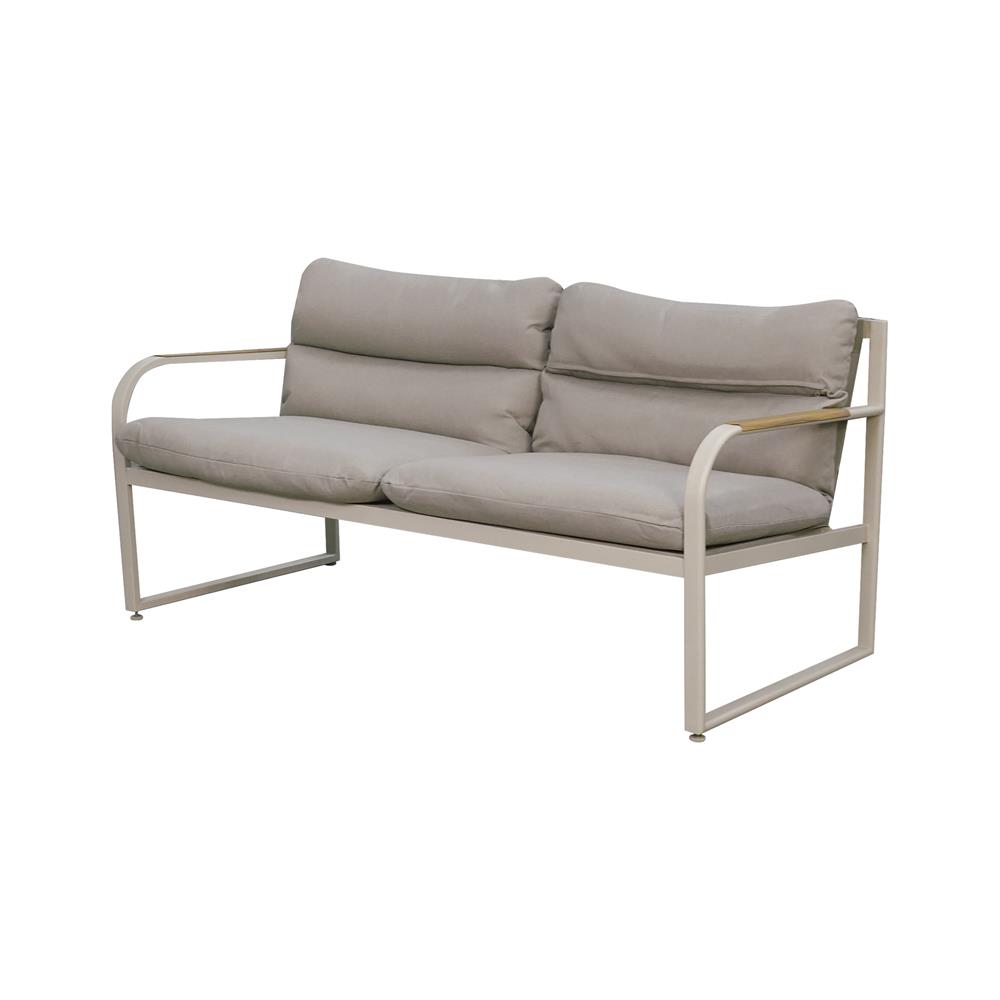 ชุดโซฟาสนาม 4 ที่นั่ง SPRING LUTRICIA สีเทาอ่อน