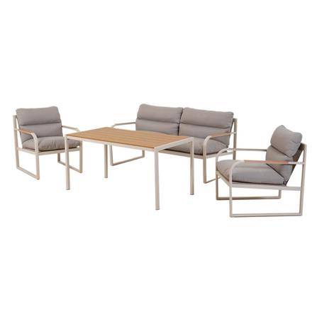 ชุดโซฟาสนาม 4 ที่นั่ง SPRING LUTRICIA สีเทาอ่อน_0