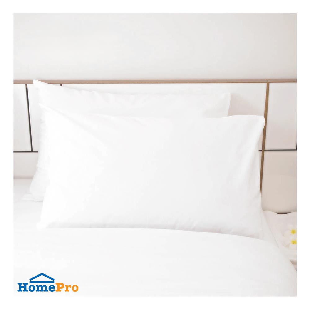 ปลอกหมอนหนุน DREAMERY CVC210T 21X37 นิ้ว สีขาว (แพ็ก 2 ชิ้น)