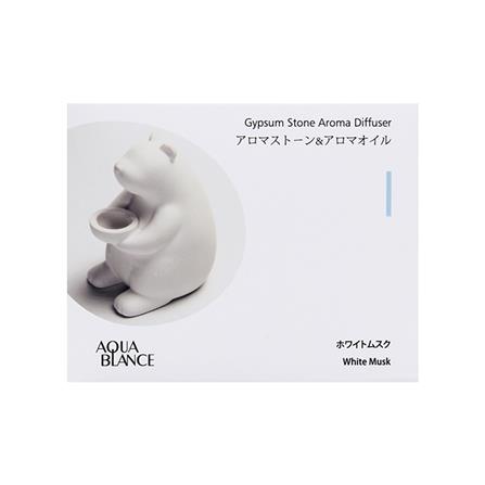 ชุดหินอโรม่าพร้อมน้ำมันหอมระเหย PORRIN BEAR 10 มล. WHITE MUSK_3