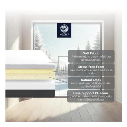 ที่นอน 3.5 ฟุต MERCURY MATTRESS TIRANA_3