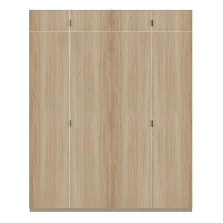 ตู้เสื้อผ้า 4 บานเปิด SB BUILT IN WARDROBE PLUS 59061784 200 ซม. สี RIO BROWN_0