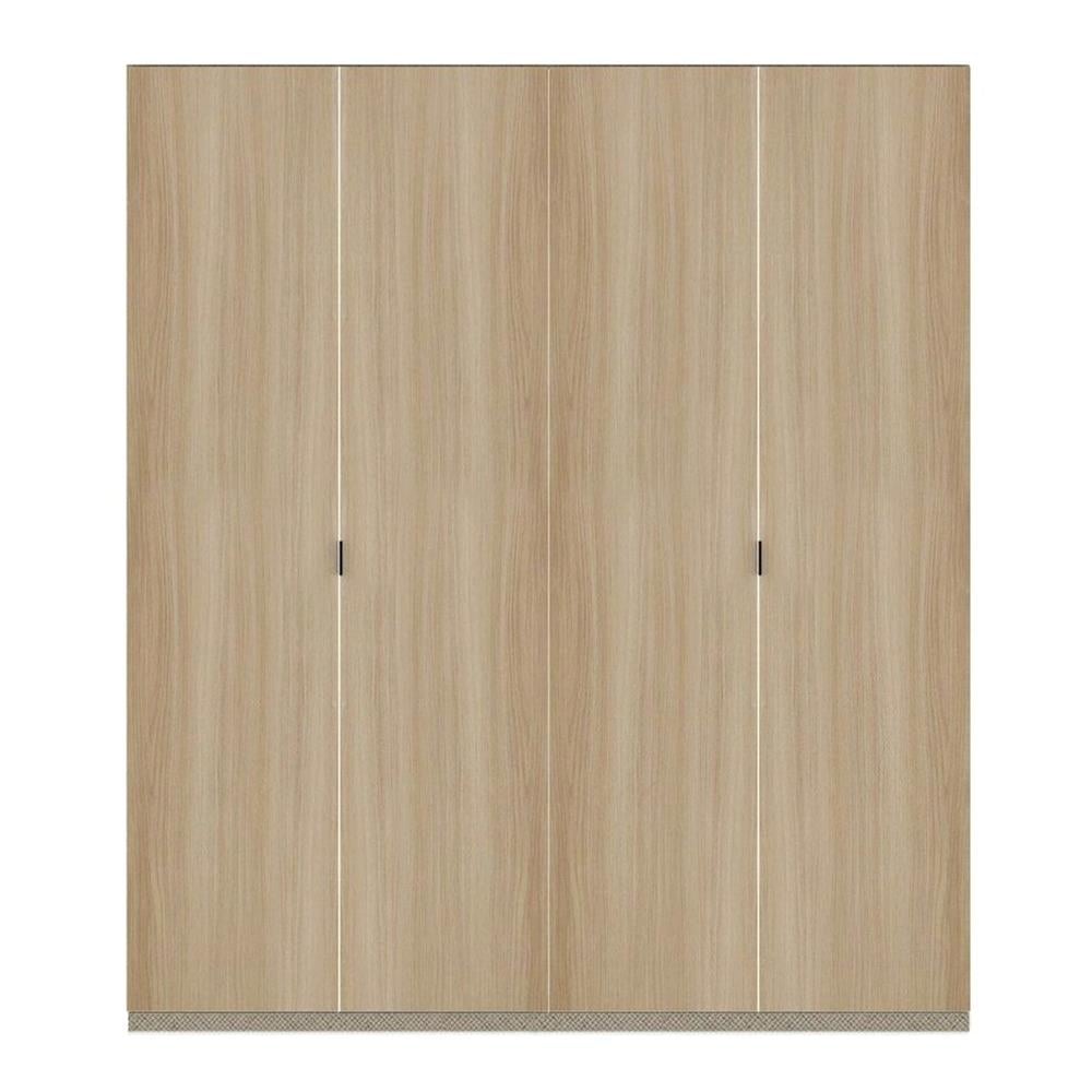 ตู้เสื้อผ้า 4 บานเปิด SB BUILT IN WARDROBE PLUS 59061783 200 ซม. สี RIO BROWN