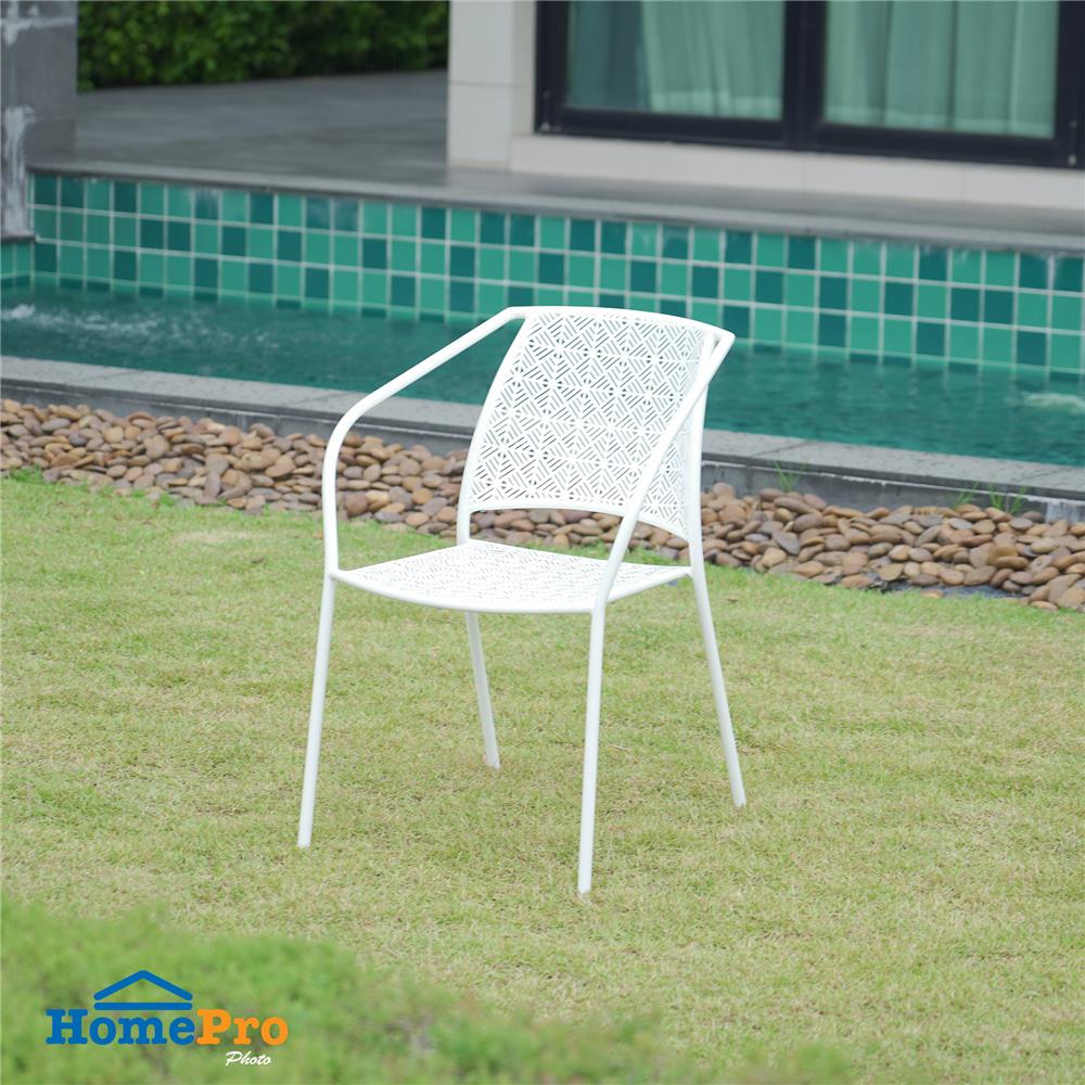 เก้าอี้เหล็ก SPRING TARLA สีขาว
