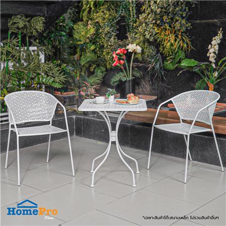 โต๊ะเหล็ก SPRING KARLA 60 ซม. สีขาว_5