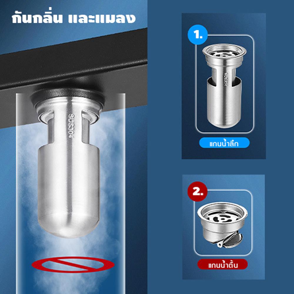 รางน้ำทิ้ง CASSA CL0187 40 ซม. สีดำ