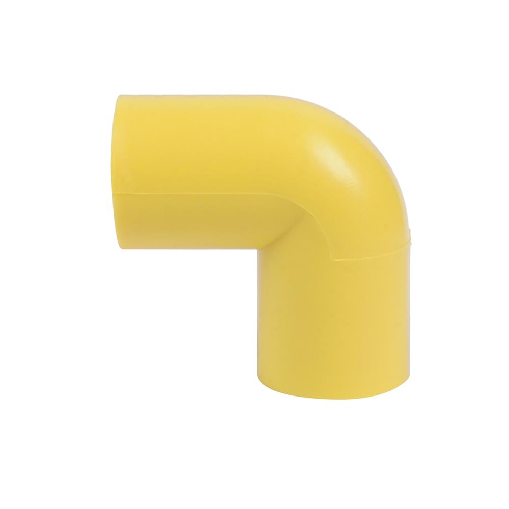 ข้องอ 90 องศา ร้อยสาย ELECKTA 3/8 นิ้ว สีเหลือง แพ็ก 10 ชิ้น