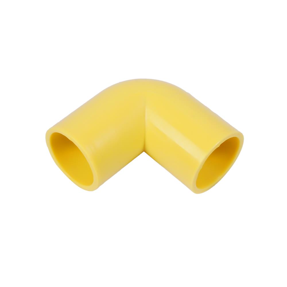 ข้องอ 90 องศา ร้อยสาย ELECKTA 3/8 นิ้ว สีเหลือง แพ็ก 10 ชิ้น