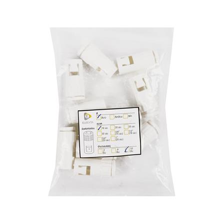 ข้อต่อท่ออ่อน ELECKTA 16 มม. สีขาว แพ็ก 10 ชิ้น_2