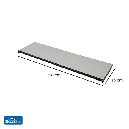 แผ่นชั้นเสริม ตู้เก็บของกลางแจ้ง SPRING MA SHU สีเทา (2 ชิ้น)_5