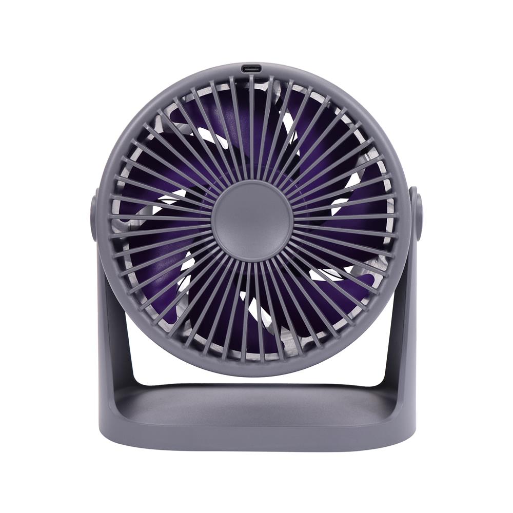 พัดลมพกพา 5 นิ้ว MUXIANG M75 สีเทา