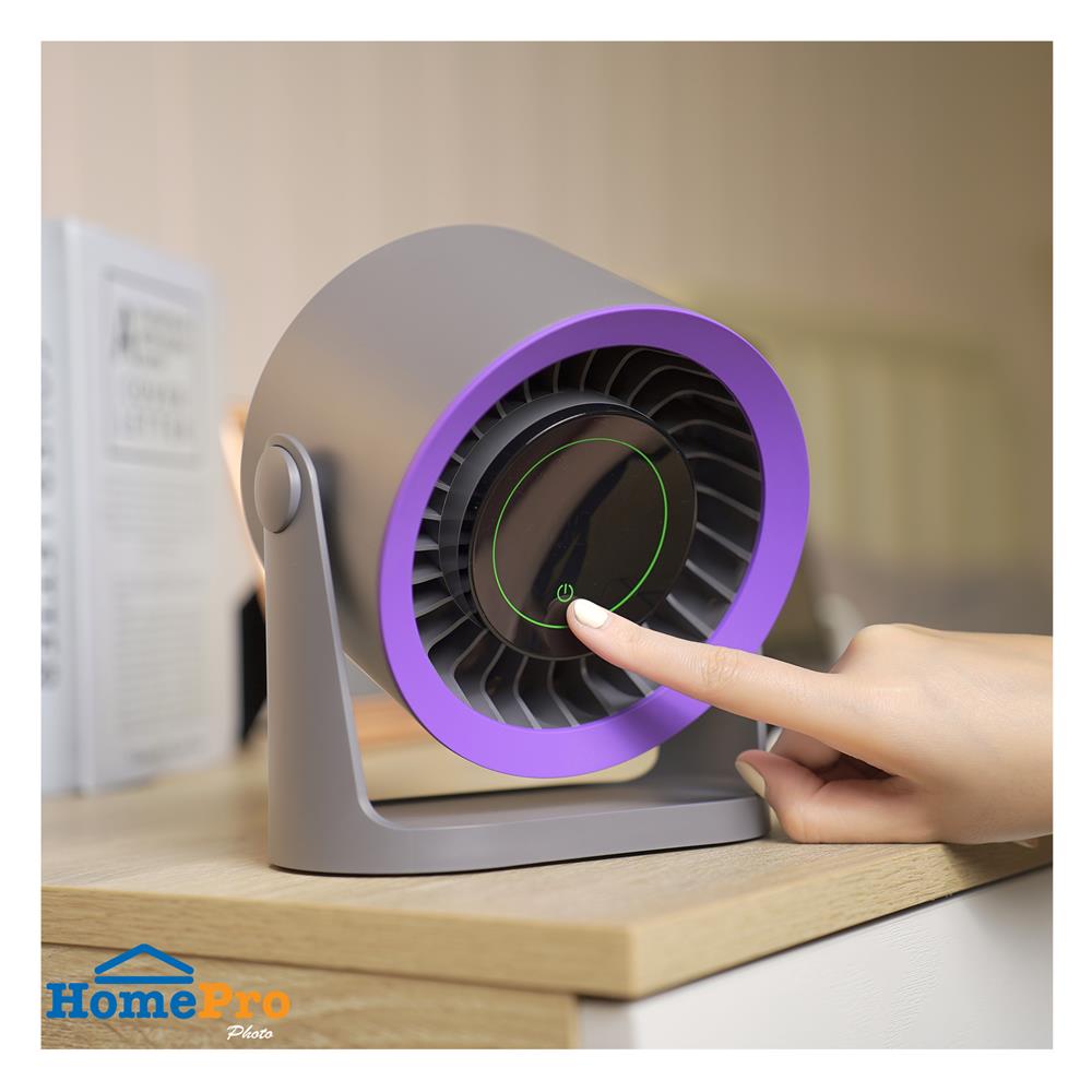 พัดลมพกพา 5 นิ้ว MUXIANG M75 สีเทา