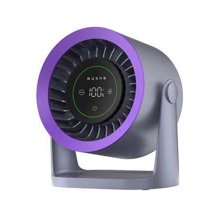 พัดลมพกพา 5 นิ้ว MUXIANG M75 สีเทา_1