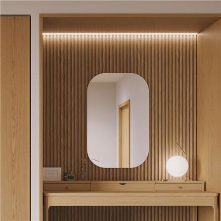 กระจกสำหรับตกแต่ง SB FURNITURE HAGI 19218227 สี MONACO OAK_2