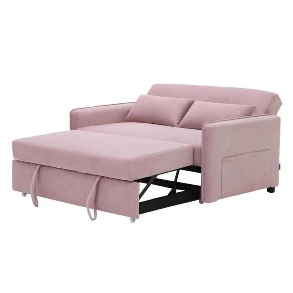 โซฟาเบด 2 ที่นั่ง SB FURNITURE BONDANIE 19234946 สีชมพู