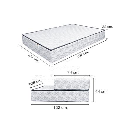 เตียงพับพร้อม TOPPER THAIBULL SST-SP02 108x199x55 ซม._11