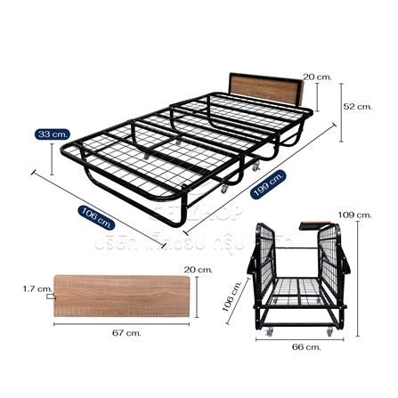 โครงเตียงพับ 3.5 ฟุต THAIBULL SST-SP01_8