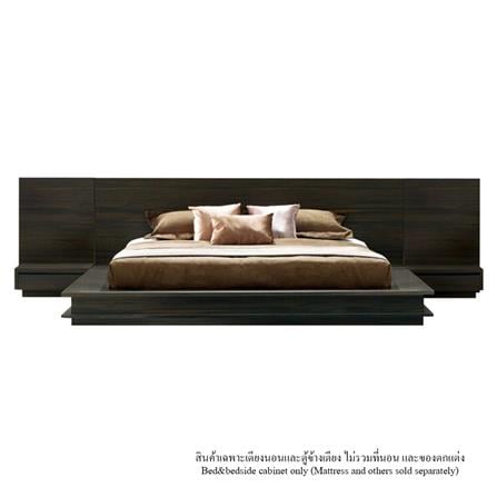 เตียง 6 ฟุต SB FURNITURE ZEN 19234985 สีไม้เข้ม_0