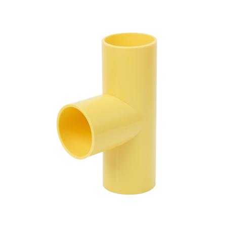 ข้อต่อ 3 ทาง ELECKTA 3/4 นิ้ว สีเหลือง แพ็ก 4 ชิ้น_1