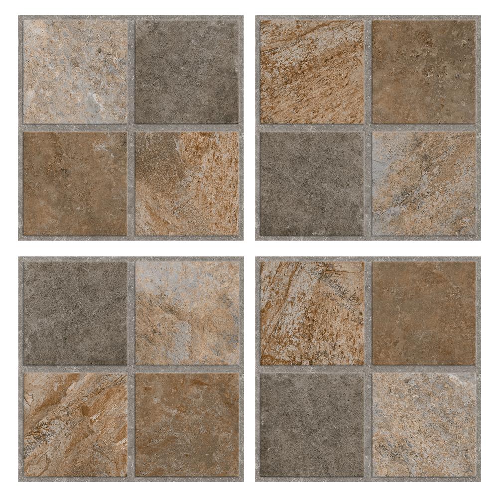 กระเบื้องพื้น 40X40 ซม. TARA โฮเดน น้ำตาล (AF) A 0.96 ตร.ม.