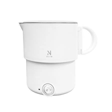 กาต้มน้ำไฟฟ้าพกพา NIKITO HF051B-3 0.9 ลิตร สีขาว_0