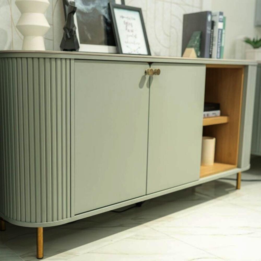 ตู้เตี้ย SB FURNITURE SOUL 19232107 160 ซม. สี PEWTER GREY