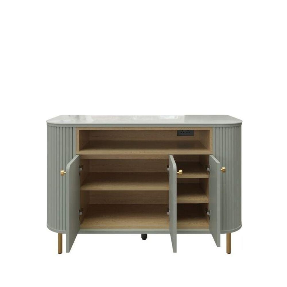 โต๊ะเครื่องแป้ง SB FURNITURE SOUL 19232108 120 ซม. สี PEWTER GREY