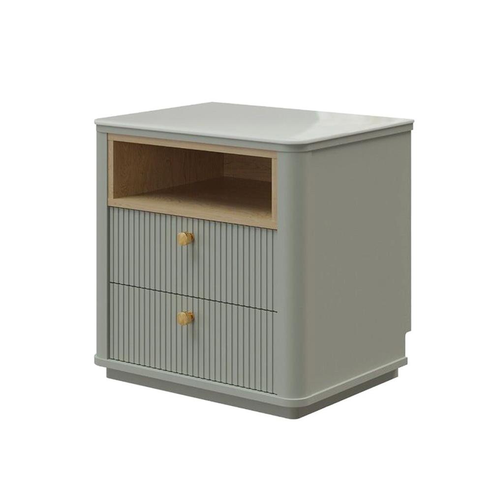 ตู้ข้างเตียง SB FURNITURE SOUL 19232526 58 ซม. สี PEWTER GREY