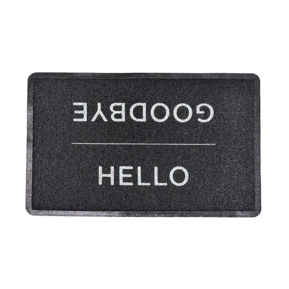 พรมเช็ดเท้าดักฝุ่น HOME LIVING STYLE G&H 45X75 ซม. สีดำ_1