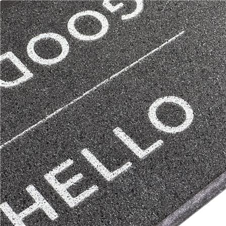 พรมเช็ดเท้าดักฝุ่น HOME LIVING STYLE G&H 45X75 ซม. สีดำ_3