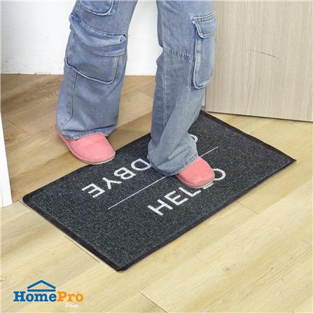 พรมเช็ดเท้าดักฝุ่น HOME LIVING STYLE G&H 45X75 ซม. สีดำ_7