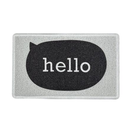 พรมเช็ดเท้าดักฝุ่น HOME LIVING STYLE SAY H. 45X75 ซม. สีเทา_1