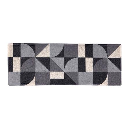 พรมเช็ดเท้าดักฝุ่น HOME LIVING STYLE NEXON 45X120 ซม. สีดำ_0