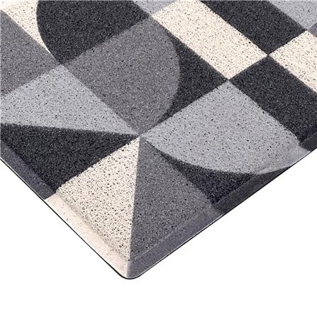 พรมเช็ดเท้าดักฝุ่น HOME LIVING STYLE NEXON 45X120 ซม. สีดำ_3