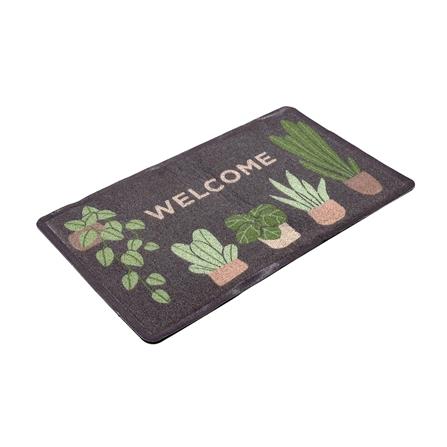 พรมเช็ดเท้าดักฝุ่น HOME LIVING STYLE W.PLANT 45X75 ซม. สีน้ำตาล_6