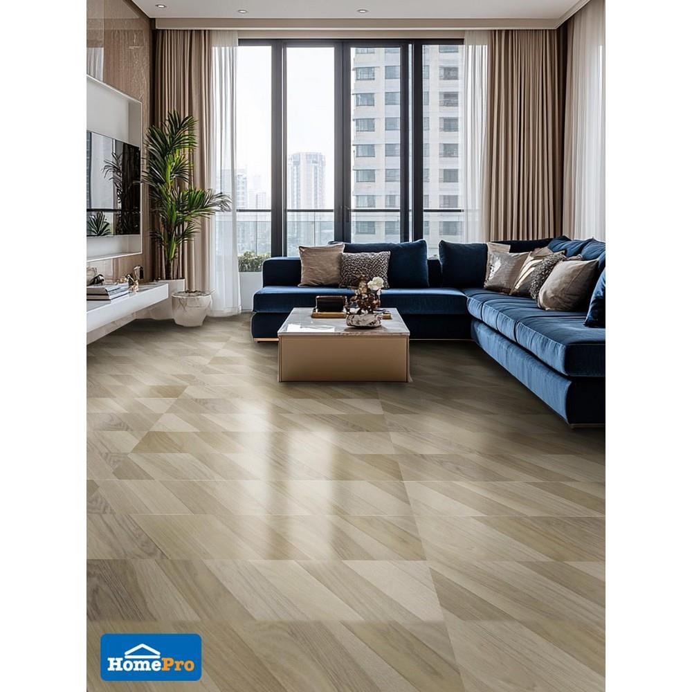 กระเบื้องยางไวนิล 15x91 ซม. TARA CLICK LOCK ไวท์ แอช