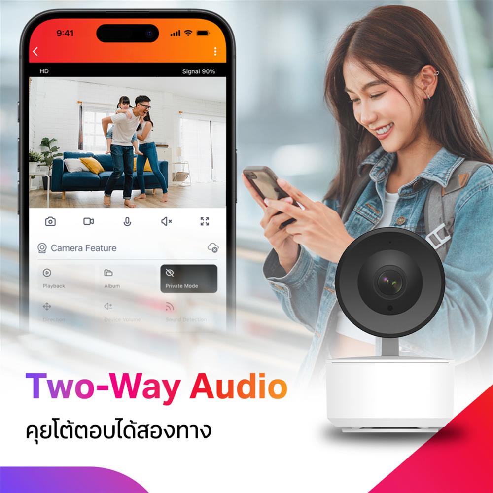 กล้องวงจรปิดภายใน TRUE X A3 TDG 3 ล้านพิกเซล (แพ็กคู่)