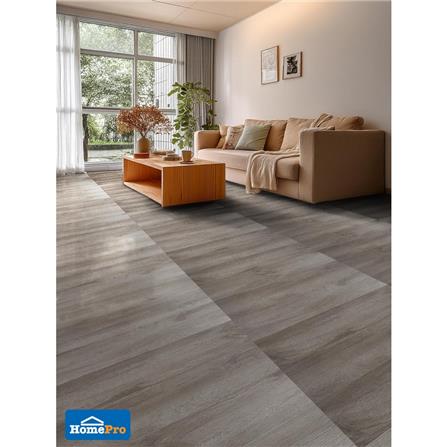 กระเบื้องยางไวนิล 15x91 ซม. TARA CLICK LOCK เกรย์ แอช_8