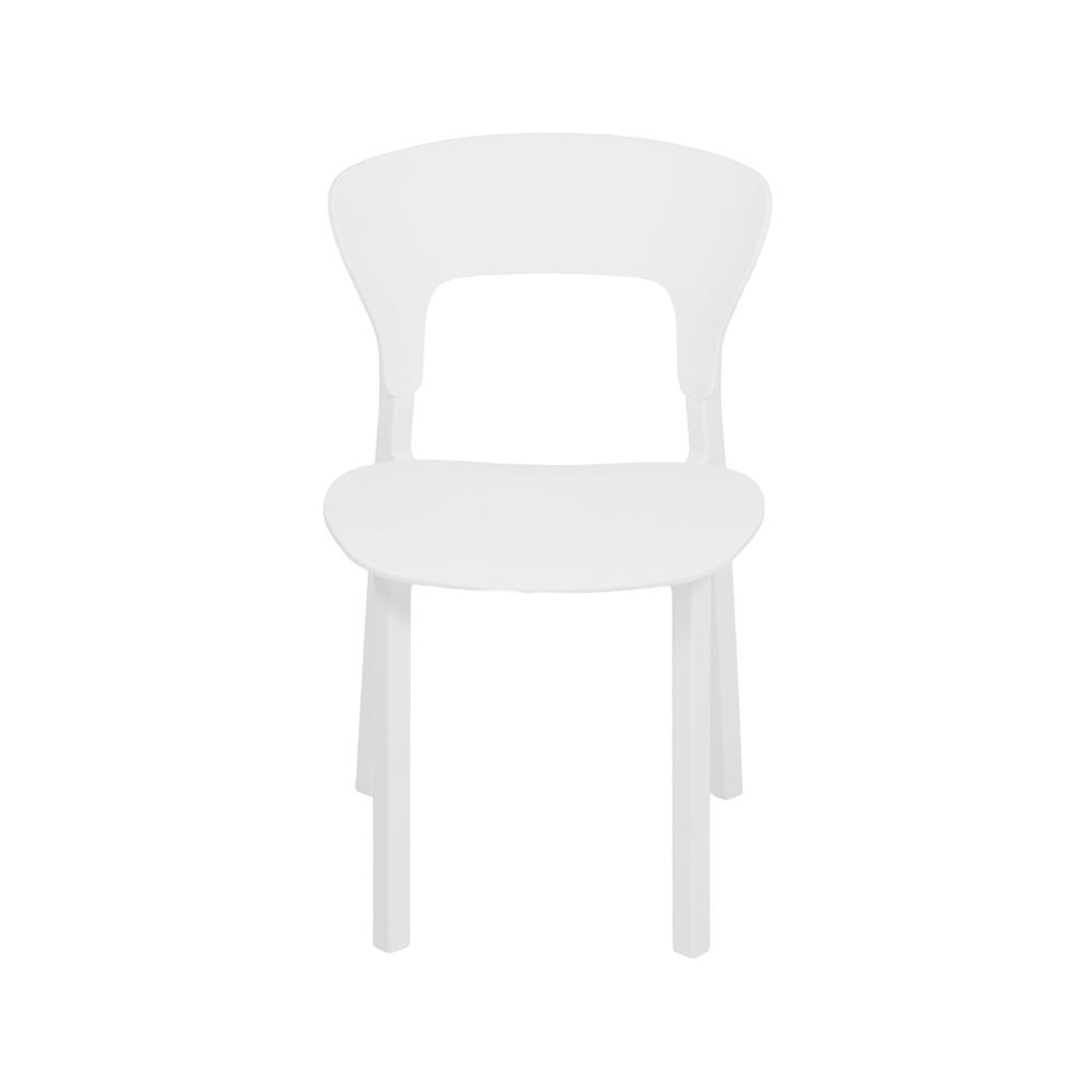 เก้าอี้พลาสติก SPRING GABY สีขาว