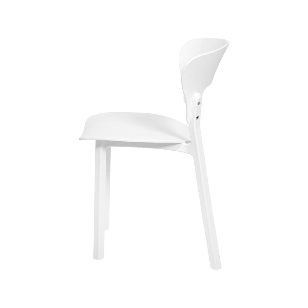 เก้าอี้พลาสติก SPRING GABY สีขาว