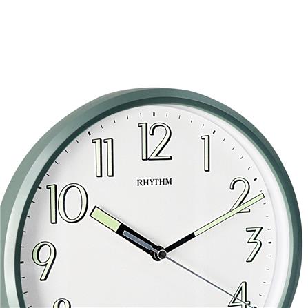 นาฬิกาแขวน RHYTHM CMG727NR05 9.4 นิ้ว สีเขียว_1
